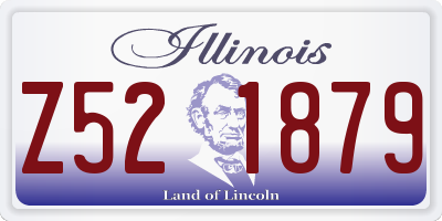 IL license plate Z521879