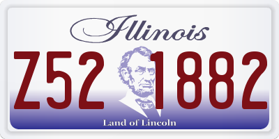 IL license plate Z521882
