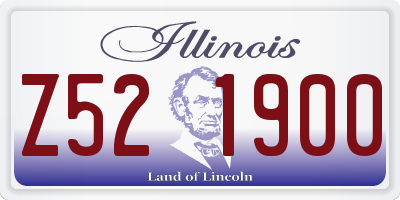 IL license plate Z521900