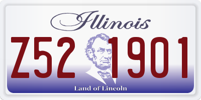 IL license plate Z521901