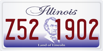 IL license plate Z521902