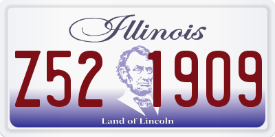 IL license plate Z521909