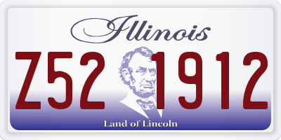 IL license plate Z521912