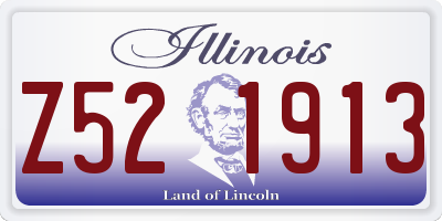 IL license plate Z521913
