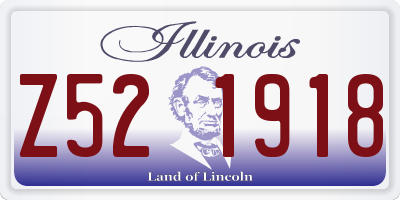 IL license plate Z521918