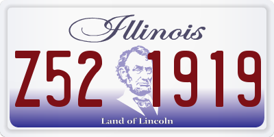 IL license plate Z521919