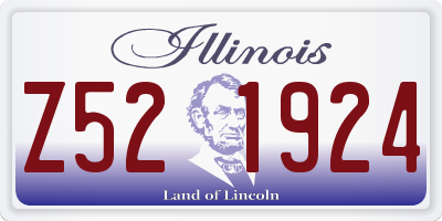 IL license plate Z521924
