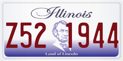 IL license plate Z521944