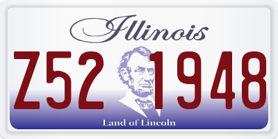 IL license plate Z521948