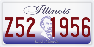 IL license plate Z521956