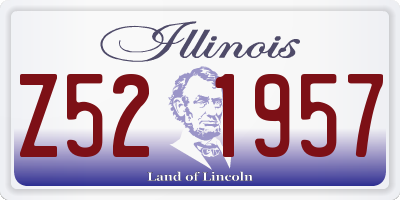 IL license plate Z521957
