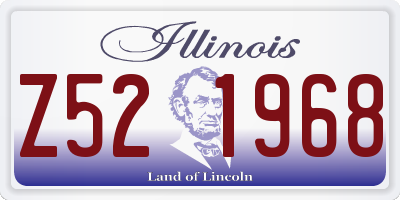 IL license plate Z521968