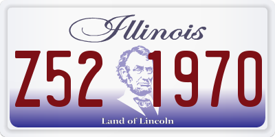 IL license plate Z521970
