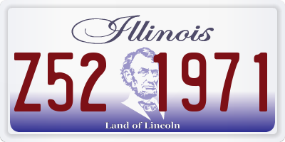 IL license plate Z521971