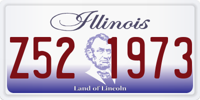 IL license plate Z521973