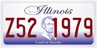 IL license plate Z521979