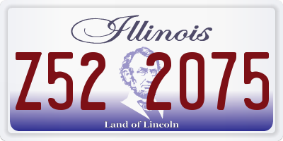 IL license plate Z522075