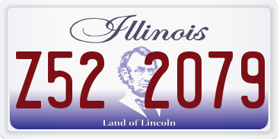 IL license plate Z522079