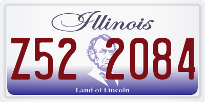 IL license plate Z522084