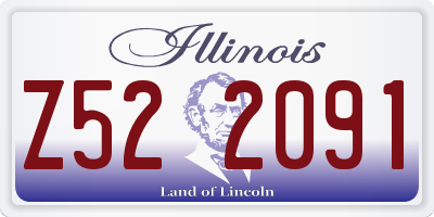 IL license plate Z522091