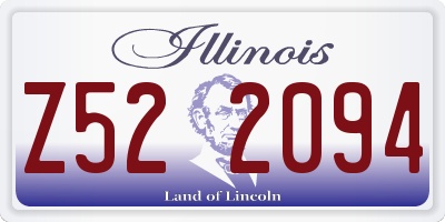 IL license plate Z522094