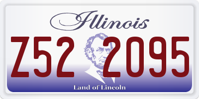 IL license plate Z522095