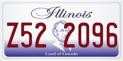 IL license plate Z522096