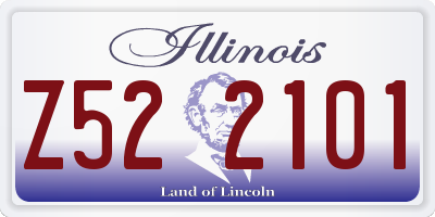 IL license plate Z522101