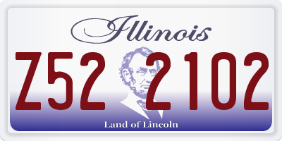 IL license plate Z522102