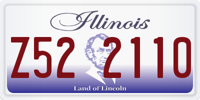IL license plate Z522110