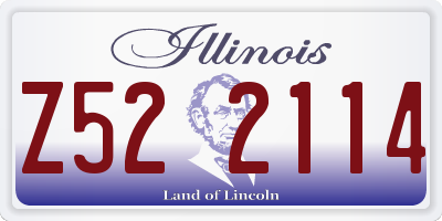 IL license plate Z522114