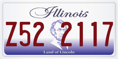IL license plate Z522117
