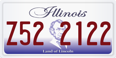 IL license plate Z522122