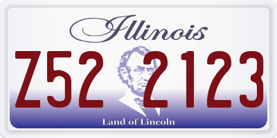 IL license plate Z522123