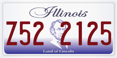 IL license plate Z522125