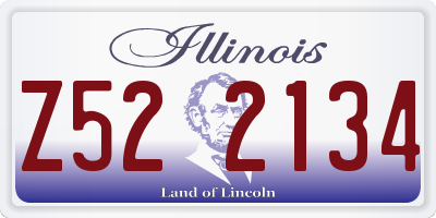IL license plate Z522134