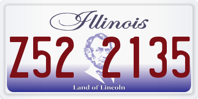 IL license plate Z522135