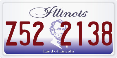 IL license plate Z522138