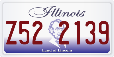 IL license plate Z522139