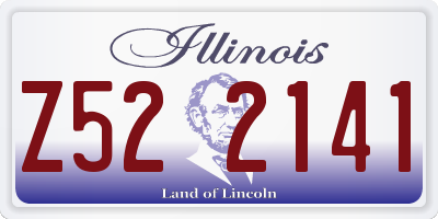IL license plate Z522141
