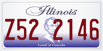 IL license plate Z522146