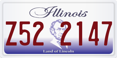 IL license plate Z522147