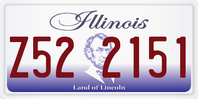 IL license plate Z522151