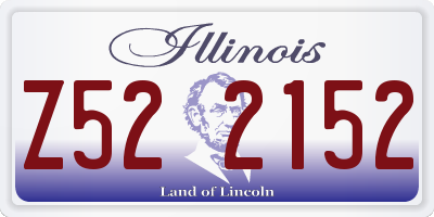 IL license plate Z522152