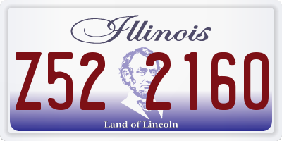 IL license plate Z522160