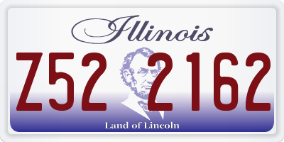 IL license plate Z522162