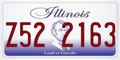 IL license plate Z522163