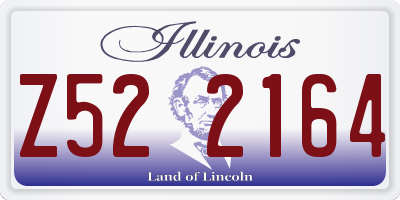 IL license plate Z522164