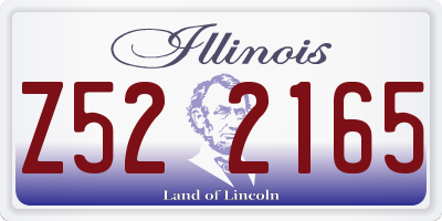 IL license plate Z522165