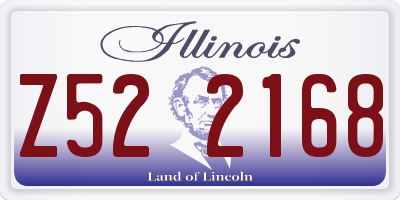 IL license plate Z522168